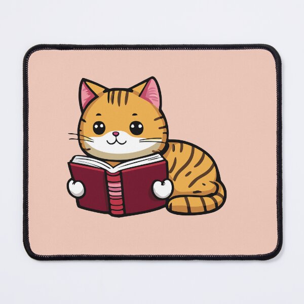 Item preview, Cat Reading Book Sticker designed and sold by pinespice.