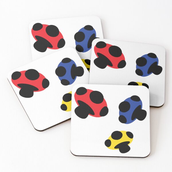 Item preview, Black Light Mushrooms (Primary Colors) designed and sold by Carsondood.