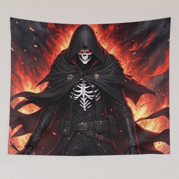 Item preview, Anime style, Death in the fire of hell designed and sold by Salimgor Hangaround Music.