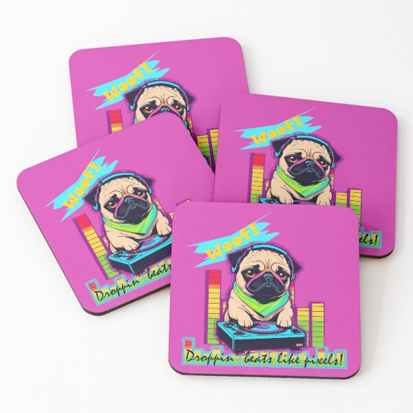 Item preview, Gettin' Puggy with the Music designed and sold by purrfect pattern.