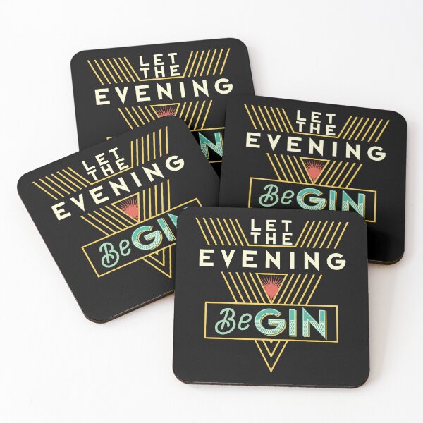 Item preview, Let the Evening Be-Gin! - Playful Gin Lover's Tee, Perfect for Cocktail Enthusiasts designed and sold by GeekStop.