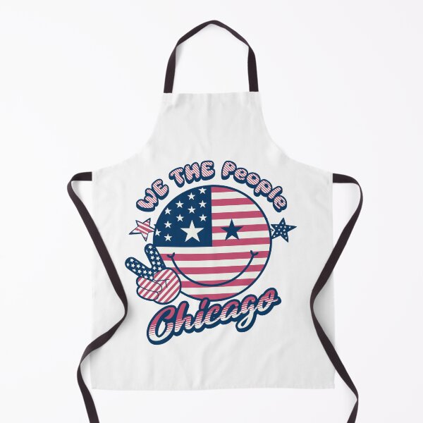 Item preview, We The People of Chicago American Flag Smiley Face designed and sold by rroulette77.