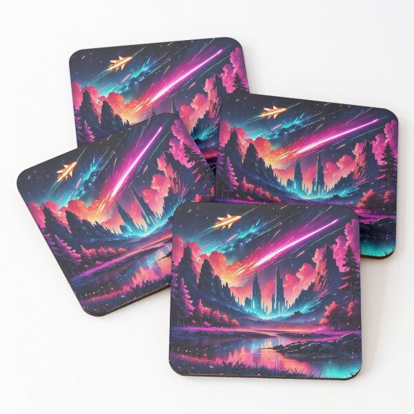 Item preview, Vividly drawn landscape at Night designed and sold by Marcicev-Bojan.