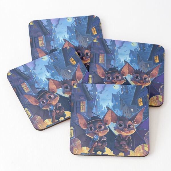 Item preview, Nighttime Bat Detectives designed and sold by cute-animals99.