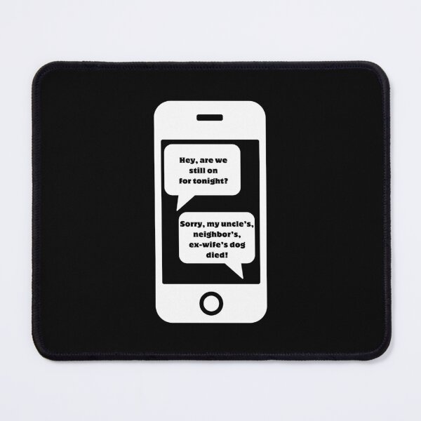 Item preview, Mobile Phone Funny Lame Excuse Conversation By SMS. designed and sold by Artography Designs.