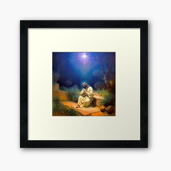 Item preview, Gethsemane Vigil: Sacred Prayer Art designed and sold by Cristina Victoria.