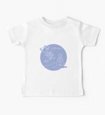 Branch of cherry blossoms and asian woman. Baby Tee