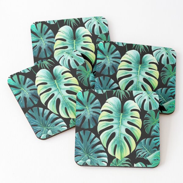 Aperçu de l'œuvre Feuilles de monstera aquarelle créée et vendue par MD2Graphics.