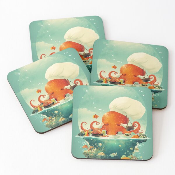 Item preview, Underwater Culinary Adventure designed and sold by cute-animals99.