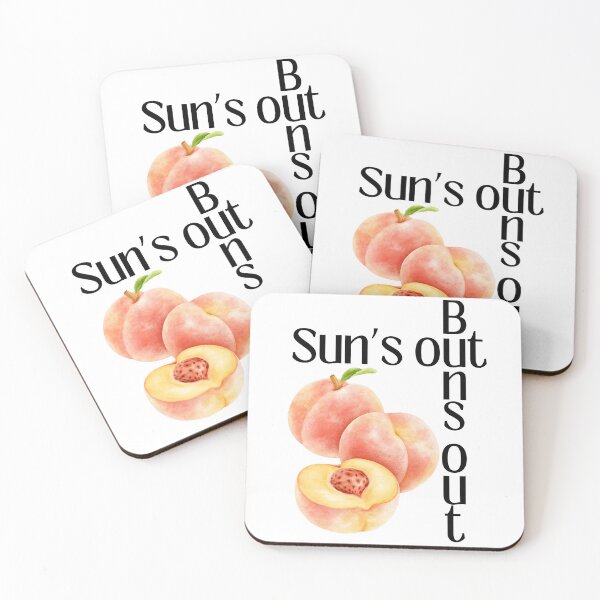 Item preview, Sun's out, Buns out Peach designed and sold by 94infatuations.