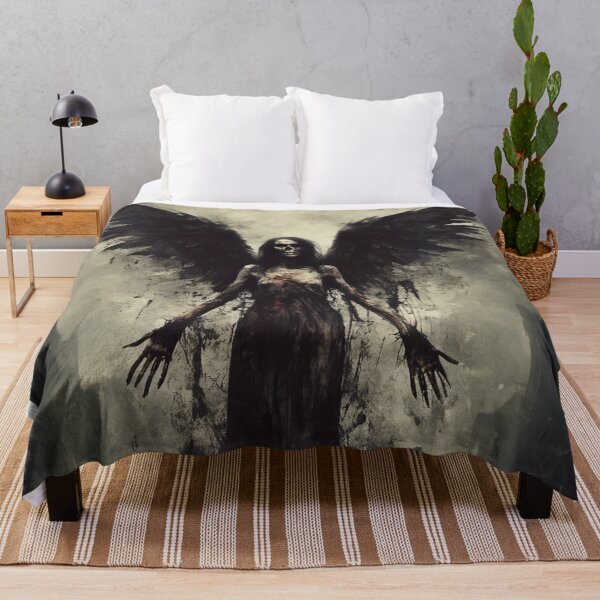 Item preview, Horror Art - Modern Angel of Death with Wings designed and sold by Salimgor Hangaround Music.