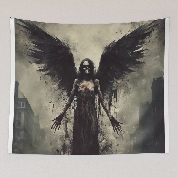 Item preview, Horror Art - Modern Angel of Death with Wings designed and sold by Salimgor Hangaround Music.