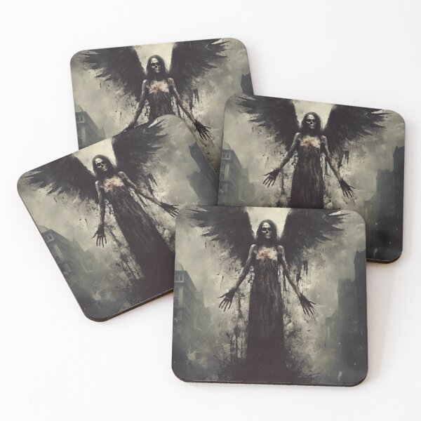 Item preview, Horror Art - Modern Angel of Death with Wings designed and sold by Salimgor Hangaround Music.