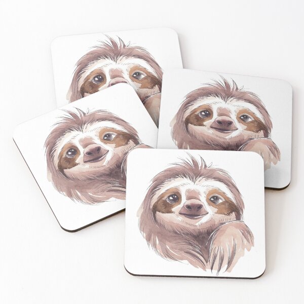 Item preview, Cute sloth designed and sold by WildernessTints.