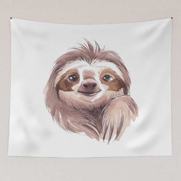 Item preview, Cute sloth designed and sold by WildernessTints.
