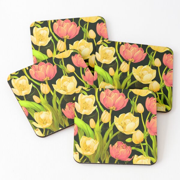 Item preview, Yellow and red tulips designed and sold by Flowersonstuff.