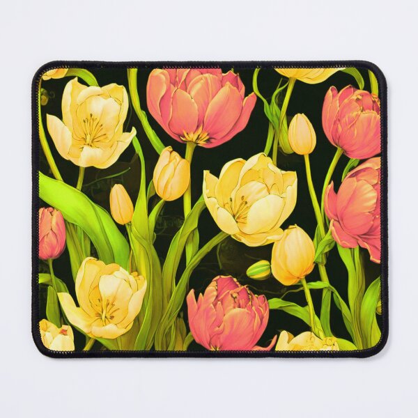 Item preview, Yellow and red tulips designed and sold by Flowersonstuff.
