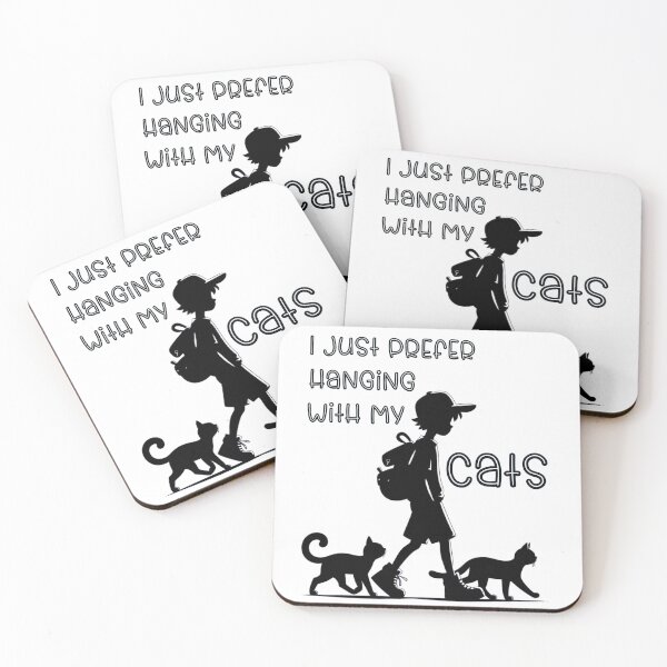 Item preview, I just prefer hanging with my cats designed and sold by Fr0mtheMachine.
