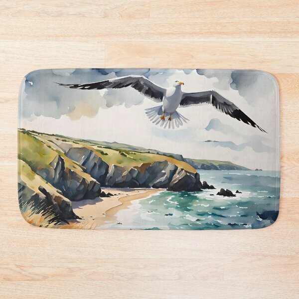 Item preview, Sea Gull over the English Coast designed and sold by Country-Artist.