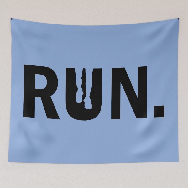 Item preview, Silhouette Run Running for Runner Marathon designed and sold by Blok45.