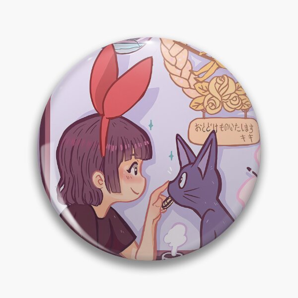 Item preview, good Cute kawaii art girl kiki's go -%[ghiblis]%- flying away anime designed and sold by Isa00j.