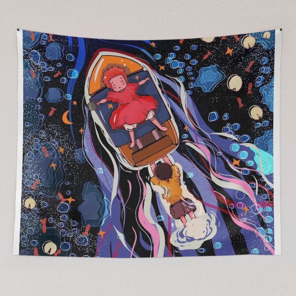 Item preview, Cute art girl swim go -%[ghiblis]%-  away  designed and sold by Isa00j.