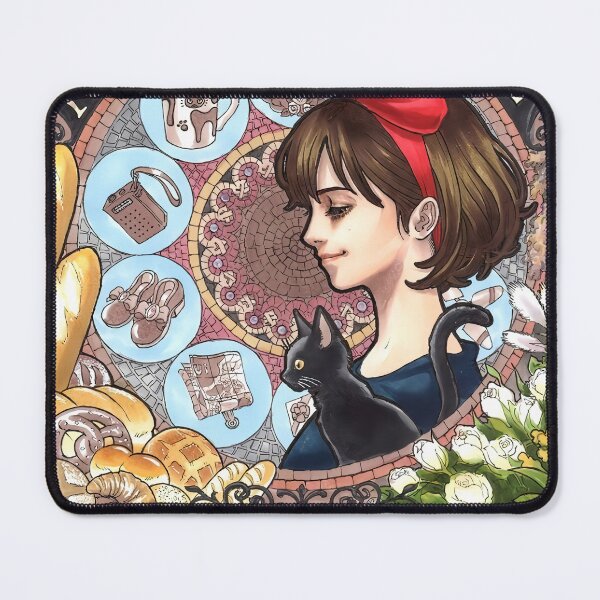 Item preview, great Cute kawaii art girl kiki's go -%[ghiblis]%- flying away anime designed and sold by Isa00j.