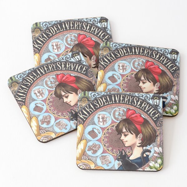 Item preview, great Cute kawaii art girl kiki's go -%[ghiblis]%- flying away anime designed and sold by Isa00j.