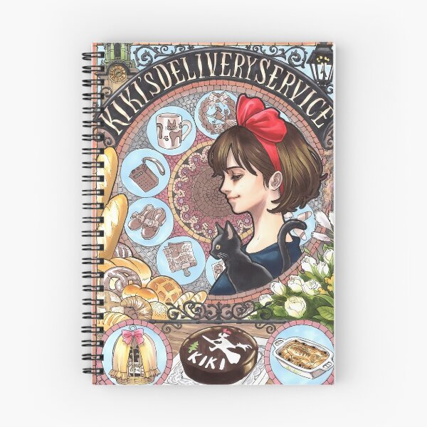 Item preview, great Cute kawaii art girl kiki's go -%[ghiblis]%- flying away anime designed and sold by Isa00j.