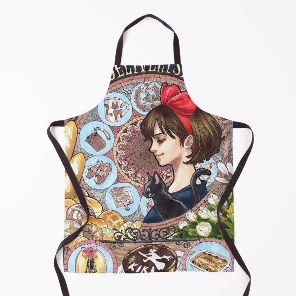 Item preview, great Cute kawaii art girl kiki's go -%[ghiblis]%- flying away anime designed and sold by Isa00j.