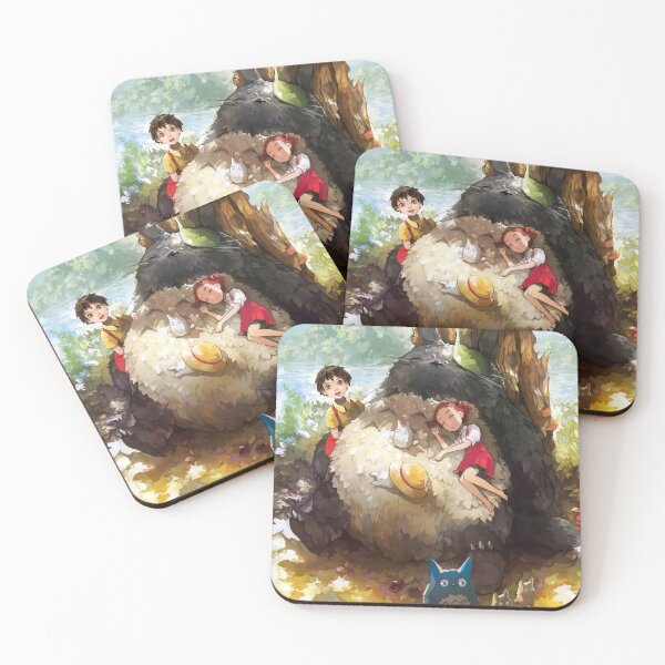 Item preview, Cute art girl and monster -%[ghiblis]%-sleep away  designed and sold by Isa00j.