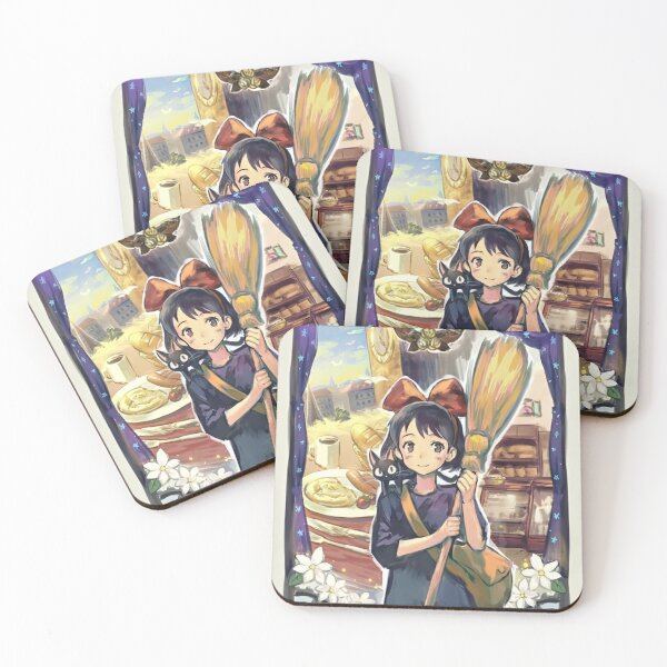 Item preview, amazing Cute kawaii art girl kiki's go -%[ghiblis]%- flying away anime designed and sold by Isa00j.