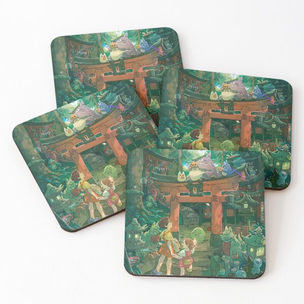 Item preview, Cute art girl and monster -%[ghiblis]%- walking away  designed and sold by Isa00j.