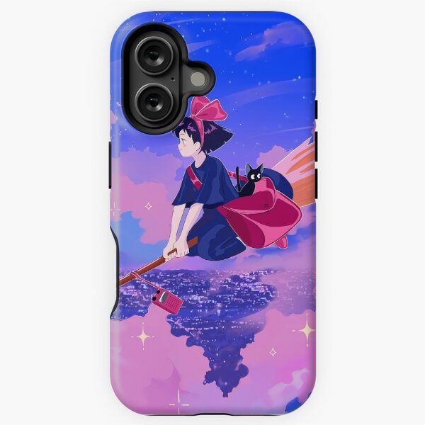 Item preview, nights Cute kawaii art girl kiki's go -%[ghiblis]%- flying away anime designed and sold by Isa00j.