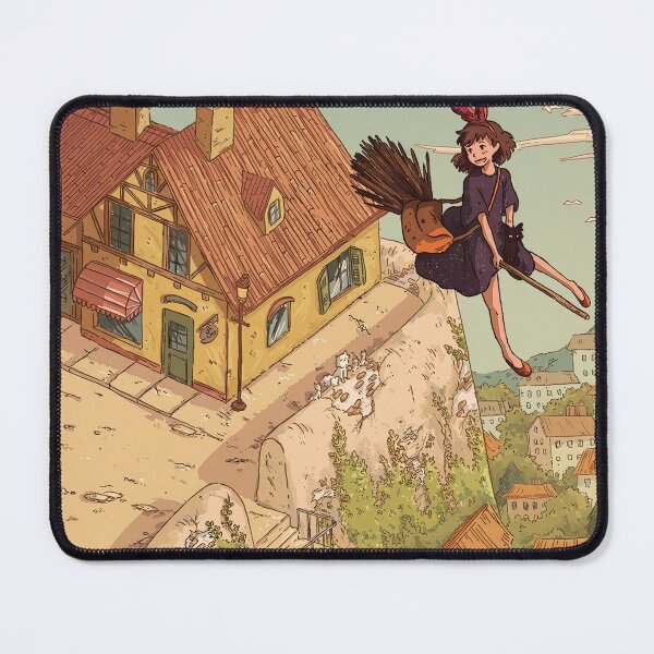 Item preview, awesome Cute kawaii art girl kiki's go -%[ghiblis]%- flying away anime designed and sold by Isa00j.
