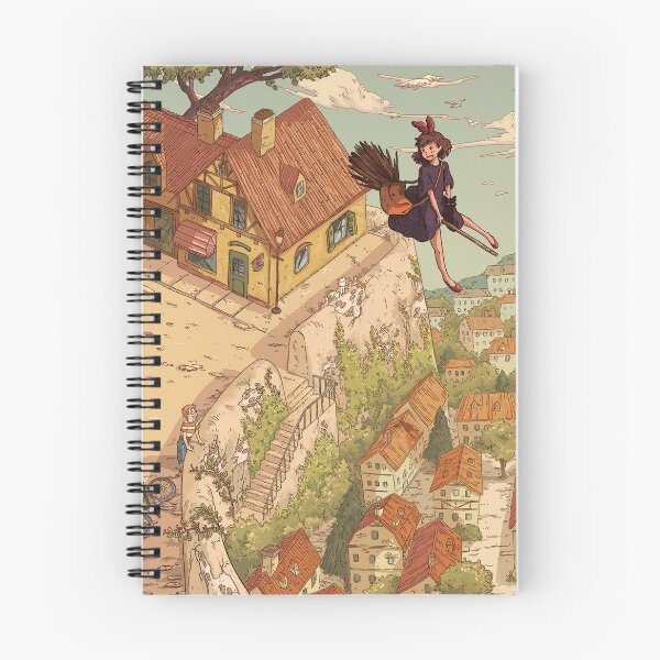 Item preview, awesome Cute kawaii art girl kiki's go -%[ghiblis]%- flying away anime designed and sold by Isa00j.