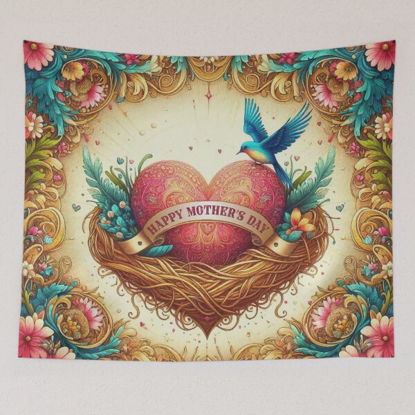 Item preview, Feliz Día de la Madre Corazón en el Nido designed and sold by Illuministique.
