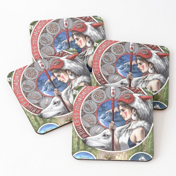 Item preview, Linda chica del arte forets -%[ghiblis]%- protector lejos designed and sold by Isa00j.