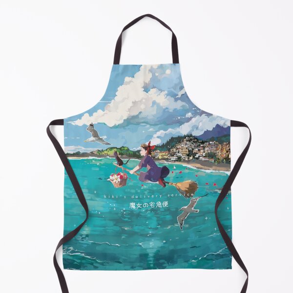 Item preview, Cute kawaii art girl kiki's go oceans  -%[ghiblis]%- flying away anime designed and sold by Isa00j.