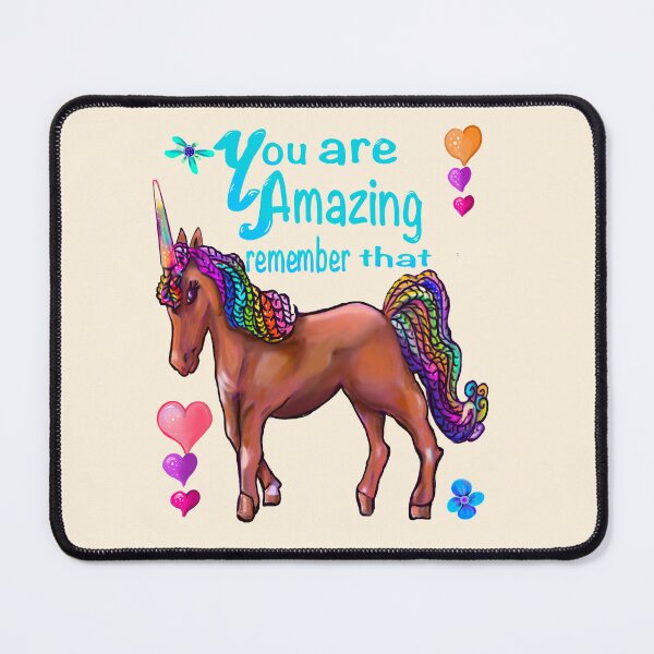 Item preview, Inspirational motivational affirmation Afro braids melanin brown skin unicorn inspirational gifts for women designed and sold by Artonmytee.