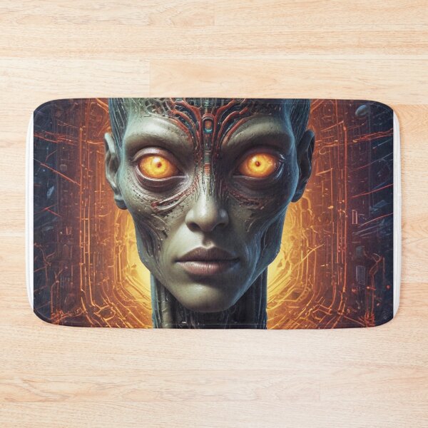 Item preview, Smart super artificial alien intelligence design designed and sold by Anshu3813.