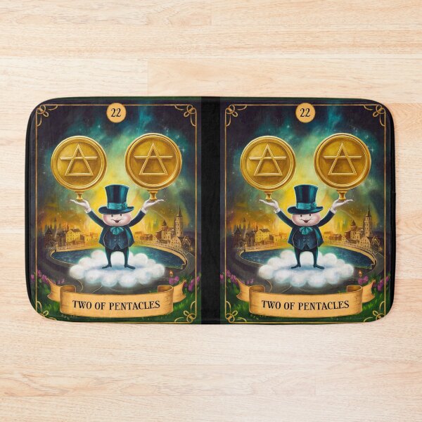 Item preview, Tarot Card - Two of Pentacles designed and sold by ZodiacWonders.