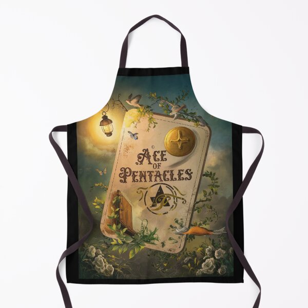 Item preview, Tarot Card - Ace of Pentacles designed and sold by ZodiacWonders.