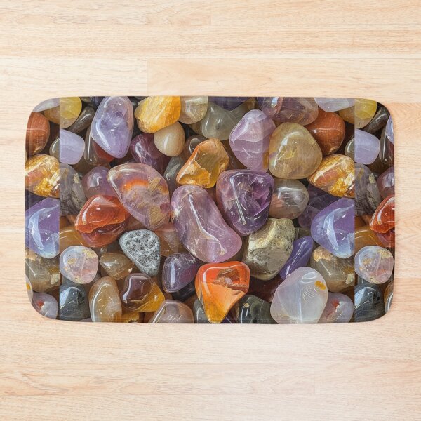 Item preview, Shiny Colorful Stones Pattern designed and sold by NicolasGlowArt.