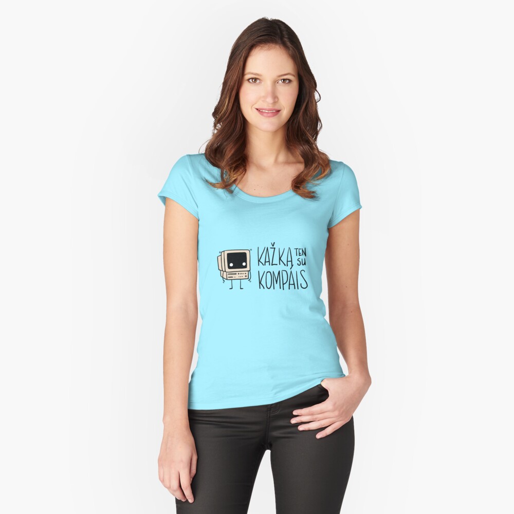Item preview, Fitted Scoop T-Shirt designed and sold by ADHD.