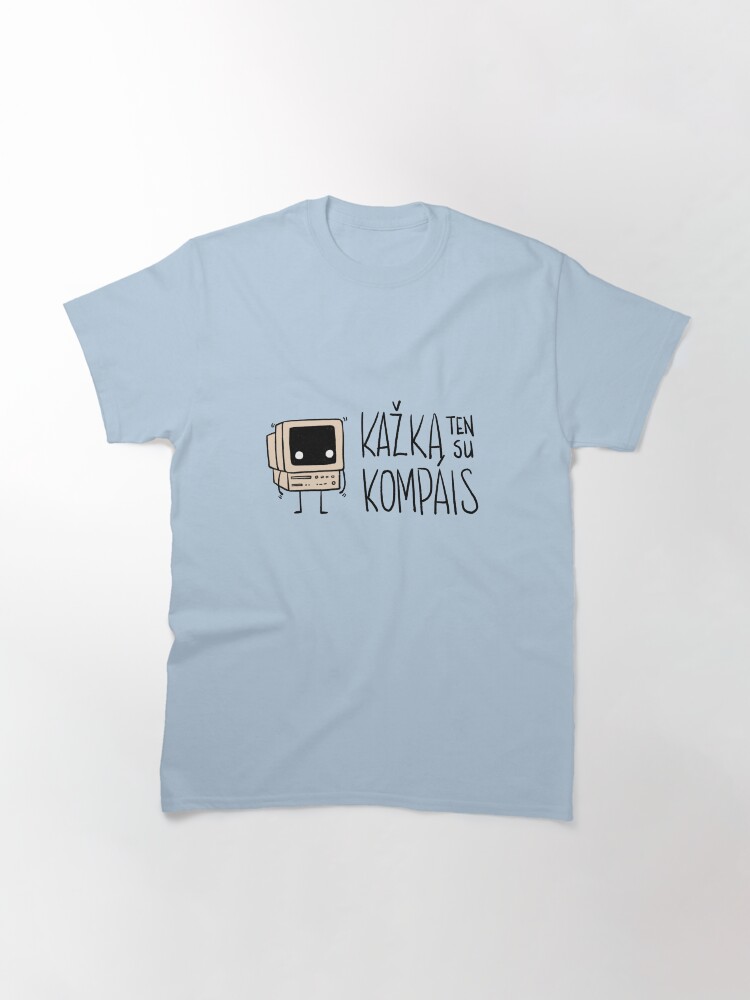 Thumbnail 3 of 7, Classic T-Shirt, Kazka ten su kompais logo designed and sold by ADHD.