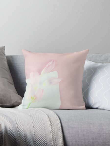 Item preview, Pink tulip with petals in opened paper envelope designed and sold by dvoevnore.