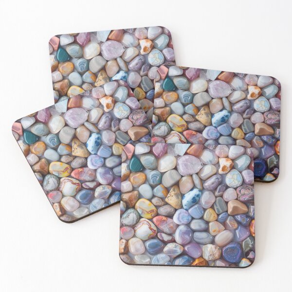 Item preview, Tiny Shiny Pebbles Pattern designed and sold by NicolasGlowArt.