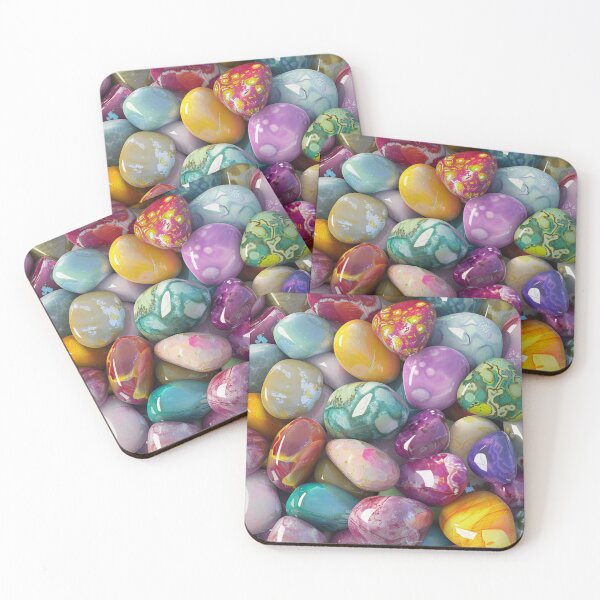 Item preview, Colorful Shiny Stones Pattern designed and sold by NicolasGlowArt.