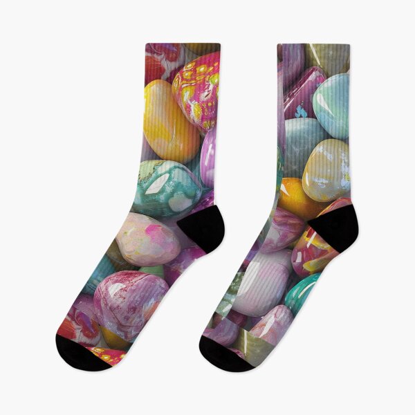 Item preview, Colorful Shiny Stones Pattern designed and sold by NicolasGlowArt.